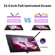 UGEE 15.4 inch Graphics Drawing Tablet with Screen, 16K Pressure Sensitivity, 143%sRGB Pen Display for Windows/Mac/Android