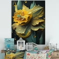 thumbnail image 2 of Designart Yellow Daffodil Flowers Canvas Wall Art, 2 of 5