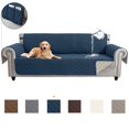 thumbnail image 1 of CHUANK 100% Waterproof Couch Covers Non-Slip Sofa Cover with Elastic Straps&Silicone Backing Furniture Protector Covers Sofa Slipcovers for Kids Pets Dogs  Gray  Sofa (Three-couch Sofa), 1 of 9