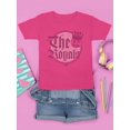 thumbnail image 3 of The Royals - Retro Gothic Crown Emoji Graphic Youth's T-shirt, 3 of 4