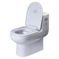 thumbnail image 1 of Eago R-351SEAT Replacement Soft Closing Plastic Toilet Seat, White for TB351, 1 of 6