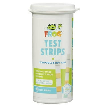 Spa Frog 4-Way 50 Ct Swimming Pool/Spa Water Test Strips Kit Chlorine Bromine pH