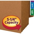 thumbnail image 3 of Smead End Tab TUFF® Pocket 5.25" Redrope 10/BX X-Wide Legal (74790), 3 of 8