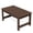 Coffee, variant on SERWALL Outdoor Patio Coffee Table, 37.8" x 22.8" HDPE Weatherproof, Black