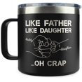 thumbnail image 1 of Vaso para Beber HUNIGIFT Como Padre Como Hija Taza de 414 ml, 1 of 7