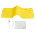 thumbnail image 1 of Heating Pad Warmer Pad Throw Rug Portable Washable Electric Throw Heated Blanket Yellow, 1 of 9