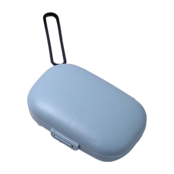 Organizador diario de pastillas, mini dispensador de medicamentos portátil, estuche de viaje para guardar medicamentos con compartimentos. Mantén tus vitaminas y tabletas organizadas en casa o de