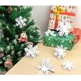 thumbnail image 6 of GuassLee12PCS Snowflakes Garland & 12PCS 3D Glittery Large White Snowflake for Christmas Decorations, 6 of 23