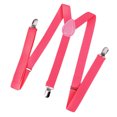 thumbnail image 1 of Hombres Mujeres Clip en tirantes Elástico en forma de Y Volver Tirantes ajustables unisex formales Eccomum Rosa, 1 of 7