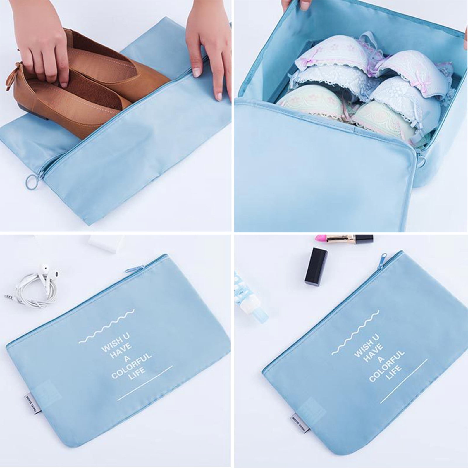 Packing Cubes for Suitcases 10Pcs Luggage Organizers Bags for Travel Waterproof Packing Cube Storage Bags for Suitcases