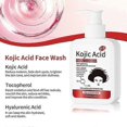 thumbnail image 3 of Kojic Acid Facial Cleanser 150ml - Gentle Foaming Face Wash for Glowing, Smooth, Refreshed Skin - Daily Cleansing Formula - Non-Drying, Suitable for A, 3 of 5