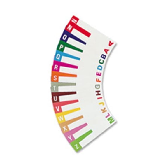 Smead  Alphabetical Character Labels- M And Z- 100-PK- Light Green