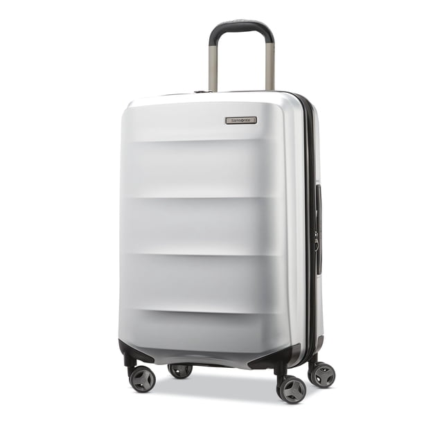 Equipaje Samsonite Octiv, carcasa rígida ligera de 24 pulgadas, color plateado