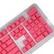 thumbnail image 4 of Teclas decorativas PBT de 104 teclas para teclados mecánicos para juegos de 61, 72, 87 y 98 teclas Rosado, 4 of 6