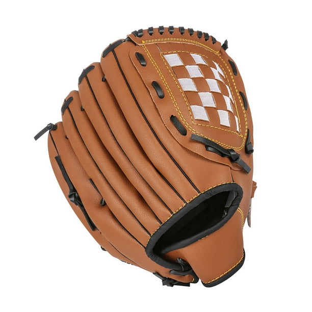 Naiovety Guante de béisbol Deportes al aire libre Béisbol Softbol Práctica Guante de entrenamiento Equipo deportivo 10.5 / 11.5 / 12.5 Pulgadas Béisbol marrón 10.5 pulgadas Naiovety OD000036-01B
