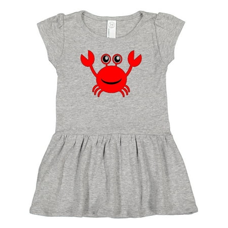 

Inktastic Cute Red Crab Girls Baby Dress