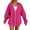 BL22-Hot Pink, variant on Inglocry Oversized Zip Up Hoodie for Women Fleece Long Sleeve Hooded Sweatshirts Cute Y2k Jackets 2025 Fall Winter Clothes Khaki XL