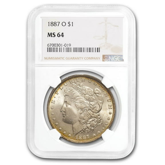 1887-O Morgan Dollar MS-64 NGC