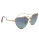 thumbnail image 2 of Miu Miu MU55RS 7OE-5R2 Antique Gold MU55RS Cats Eyes Sunglasses Lens Category 2, 2 of 5