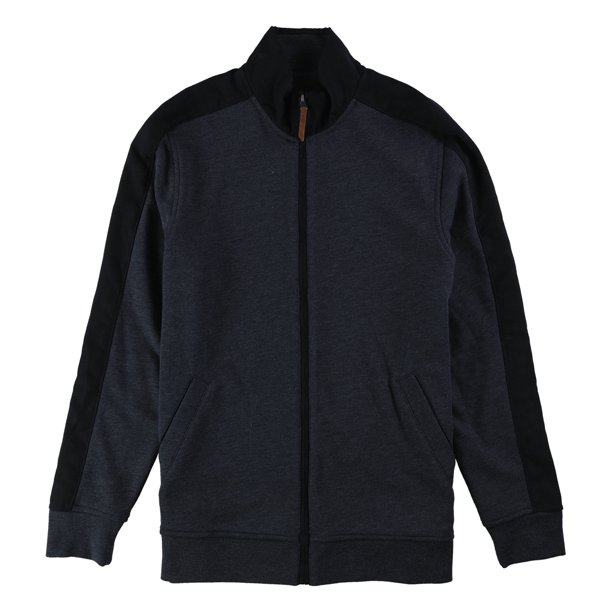 Tasso Elba Mens Faux Suede Cardigan Sweater, Azul, XX-Large Tasso Elba Cárdigan