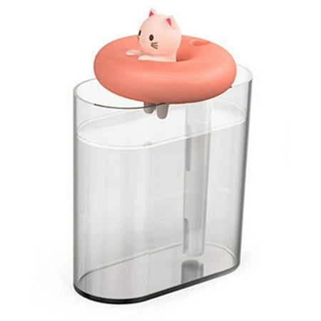 

USB Humidifier Swimming Ring Cute Pet Ultrasonic Cool Mist Air Oil Diffuser Color LED Lamp B