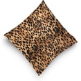 thumbnail image 5 of Leopard Print Pillow Covers Soft Crystal Velvet Decor Giftsative Cushion Covers Square Throw Pillow Covers Home Decor Gifts for Sofa, 20×20 Inch, 5 of 7