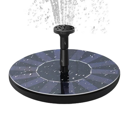 Create a Relaxing Oasis with a Solar Powered Water Fountain 6 Nozzles Included