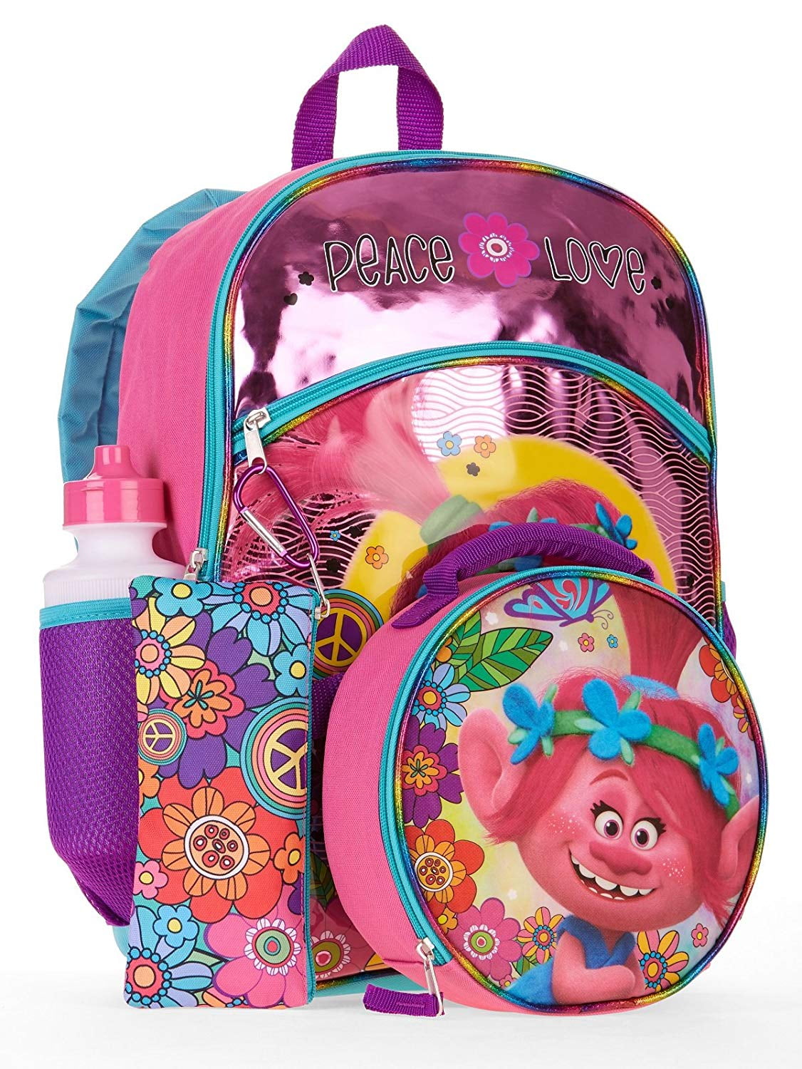 Trolls 5 piece backpack 