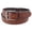 Cognac, variant on 38mm Burnished Edge Belt with Square Buckle (Men Big & Tall)