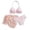 L-Pink, variant on Girls Swimsuit 3-Piece Comfortable Teen Bathing Suit Drawstring Color Block Girls' Swimwear Bikini Cute Ruffle Rash Guard Tankini with Shorts Girls Swimwear