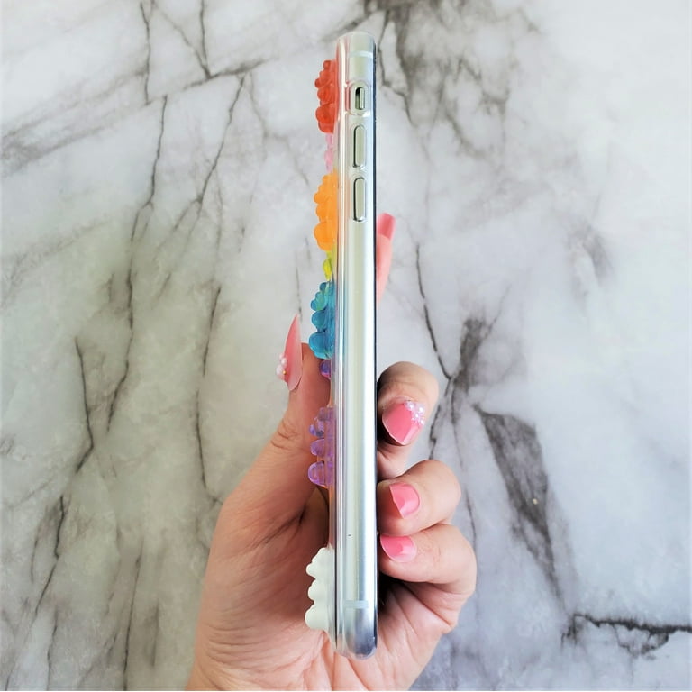 iPhone 11 Pro Max Gummy Bear Holographic Rainbow TPU Cartoon