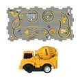thumbnail image 2 of Juego de vías de rompecabezas, juguetes de construcción de vagones de ferrocarril, juguetes de aprendizaje, desarrollo cerebral, tren B rompecabezas de 8 piezas, 2 of 8