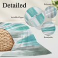 thumbnail image 3 of Turquoise Gray Lumar Pillow Covers, Farmhouse Abstract Gradient Aesthetic Soft Breathable Throw Pillow Cases with Invisible Zipper, Decorative Pillowcase Pillows Protectors for Sofa Bed Chair 16"x24", 3 of 9