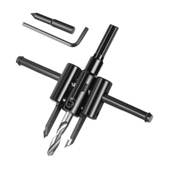 de corona para madera, a de madera redonda universal, ajustable, a de coronas circulares, herramienta de broca para carpintería 120