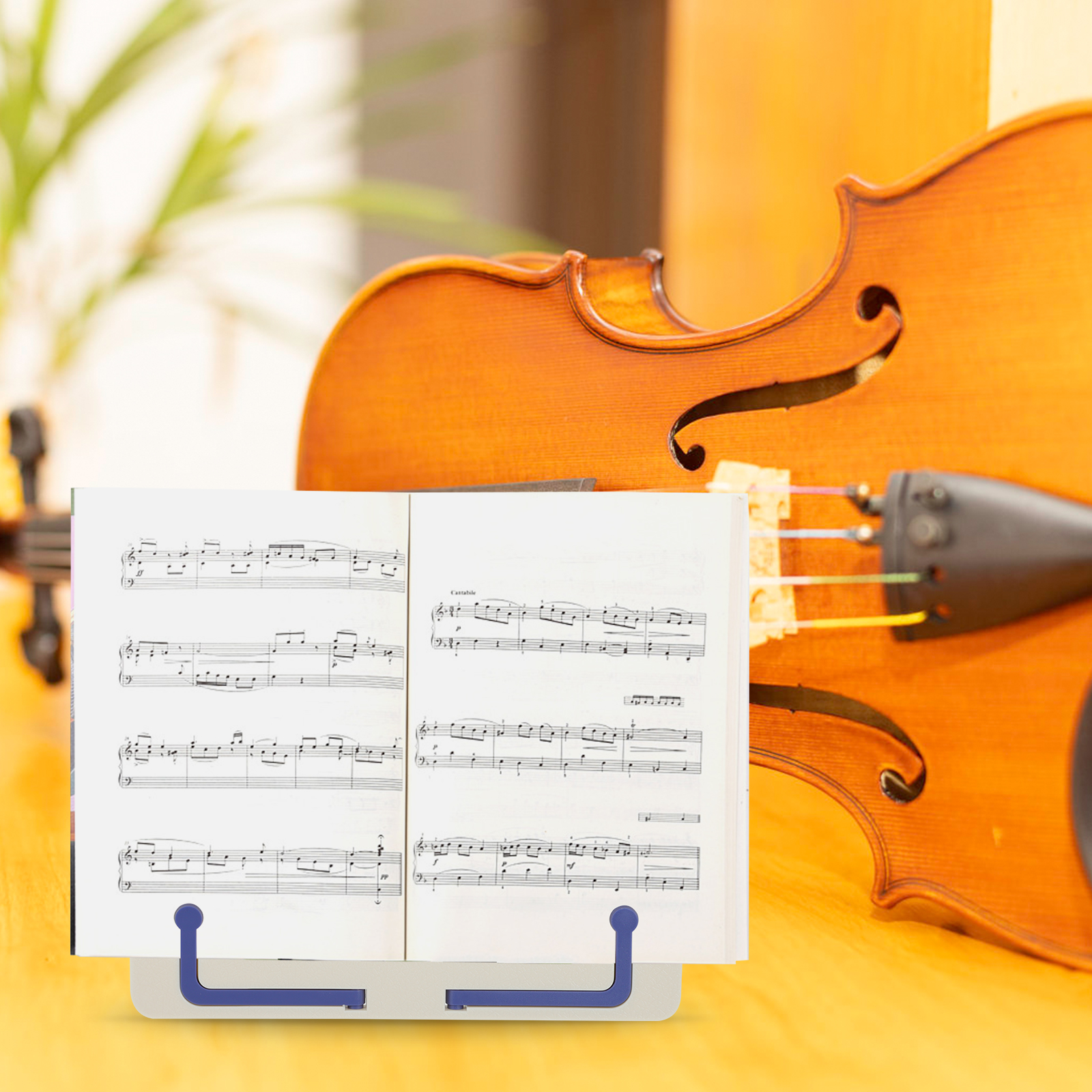 Hemoton 3pcs Tabletop Music Score Stand Piano Sheet Music Stand Portable Foldable Music Stand
