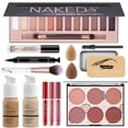 thumbnail image 1 of Kit de maquillaje AOLIKOKO Base de Lápiz labial para sombra de ojos de 12 colores, 1 of 7