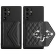 thumbnail image 4 of Allytech Galaxy S22 Ultra Wallet Case with Hand Wrist, Back Cover with Cards Slots Holder Luxury PU Leather Shockproof Anti-Scratch Bumper Phone Case for Samsung Galaxy S22 Ultra, Black, 4 of 8