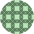 thumbnail image 1 of Ahgly Company Machine Washable Indoor Square Transitional Mint Green Area Rugs, 3' Square, 1 of 7
