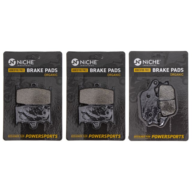 Niche Complete Organic Brake Pad Set for Suzuki SV1000S Motorcycle MK1002459