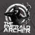 thumbnail image 2 of Arrow Archer Women's T Shirt, Charcoal, Small, 2 of 6