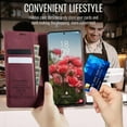 thumbnail image 4 of Funda tipo cartera para Samsung Galaxy S20 Plus, de piel, con tarjetero, función atril, cierre magnético y bloqueo RFID. TPU a prueba de golpes, compatible con Galaxy S20 Plus, 4 of 8