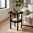 thumbnail image 4 of Dalxymotic Compact Bedside Nightstand Table, Mini Apartment Side Table, Multi Use Nightstand, Space Saving Mini Nightstand for Bedroom, Living Room, Home, Apartment, Office, 4 of 7