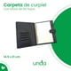 thumbnail image 2 of Carpeta de curpiel con block de 90 hojas de raya de 14.5 x 21 cm y arillo metálico., 2 of 6