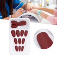 thumbnail image 4 of False Color Nails, Lightweight Artificial  Nails Delicate 24PCS Artificial Fingernails  For Parties F127,F128,F129,F131,F132, 4 of 8