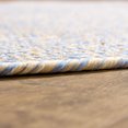 thumbnail image 5 of Mary Farmhouse Blue, Beige Braided Area Rug 4' x 6' Oval, 5 of 5
