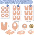 thumbnail image 3 of Callus Pads Shynek, 72 unidades, de fieltro, para aliviar el dolor de pies, color beige, 3 of 7
