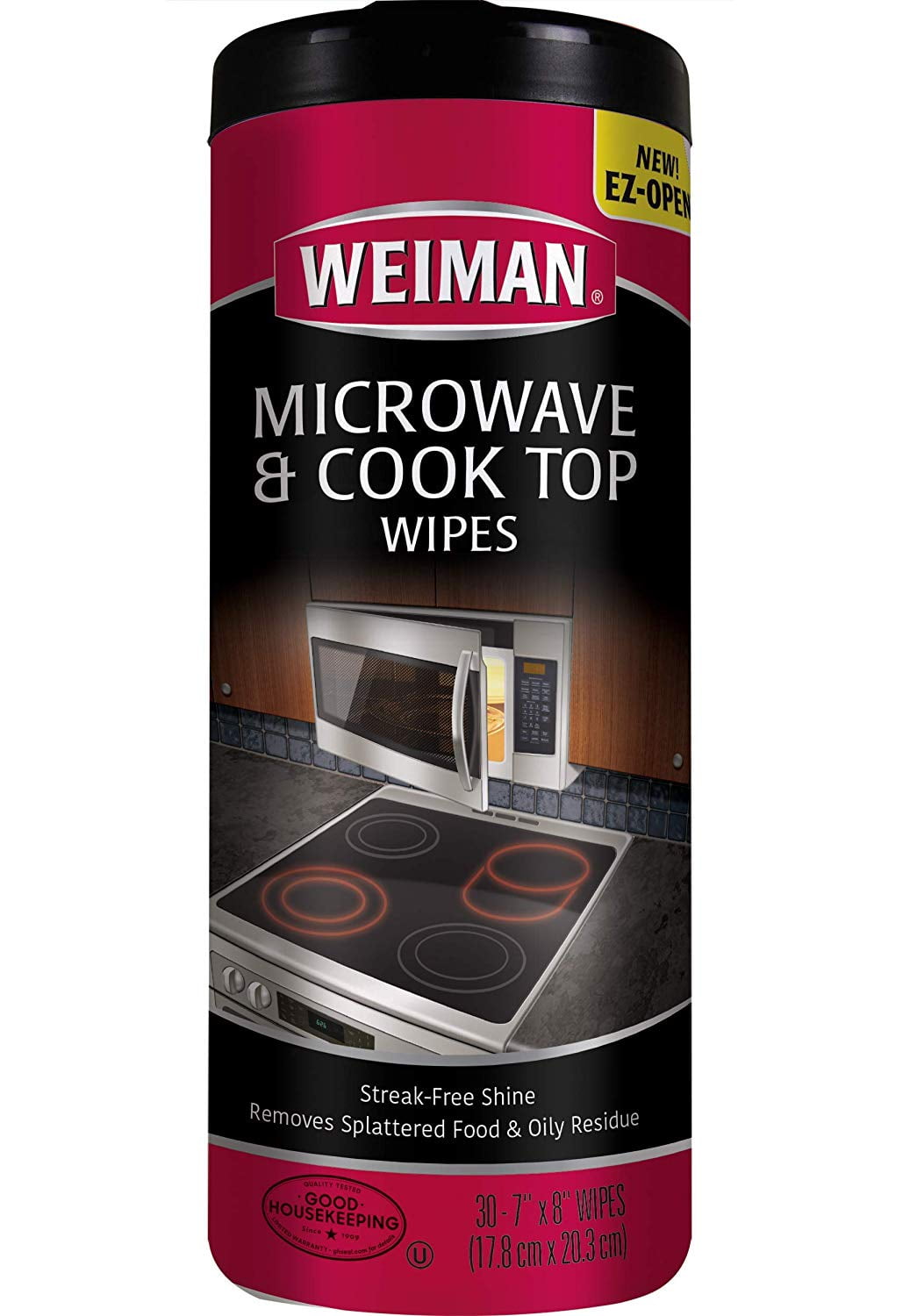 Microwave & Cook Top Wipes 4 packs of 30 wipes, Remove Quickly and conveniently wipe away
