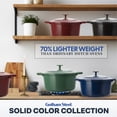 thumbnail image 5 of Gotham Steel 5 Qt Lightweight Ceramic Dutch Oven Pot with Lid, Nonstick Sourdough Dutch Oven for Bread Baking, 10 in 1 Stock Pot Ovens for Pasta, Spaghetti, Bread and More, Pots for Cooking, Navy, 5 of 8