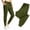 Army Green, variant on PWPSG Women's Elastic-Waist Jogger Pants, Soft Drawstring Waist and Handy Side Pockets for Comfortable Daily Outdoor Commute Blue XXL