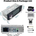 thumbnail image 5 of Car Radio 1 Din Stereo MP5 Player Bluetooth FM USB Autoradio 4.1 Inch Support Rear View Mirrolink St, 5 of 5